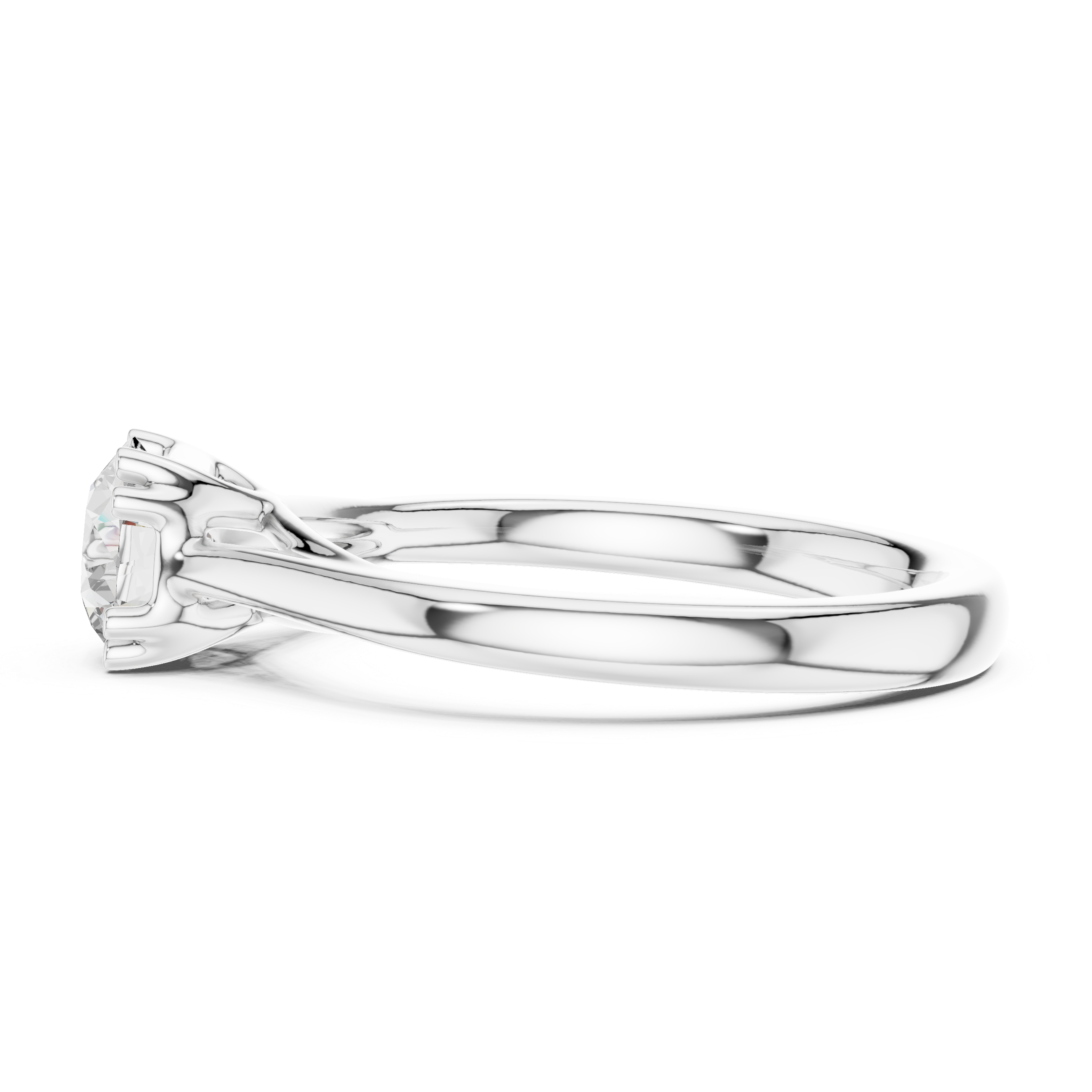 Prismatic Path Lab Grown Diamond Ring