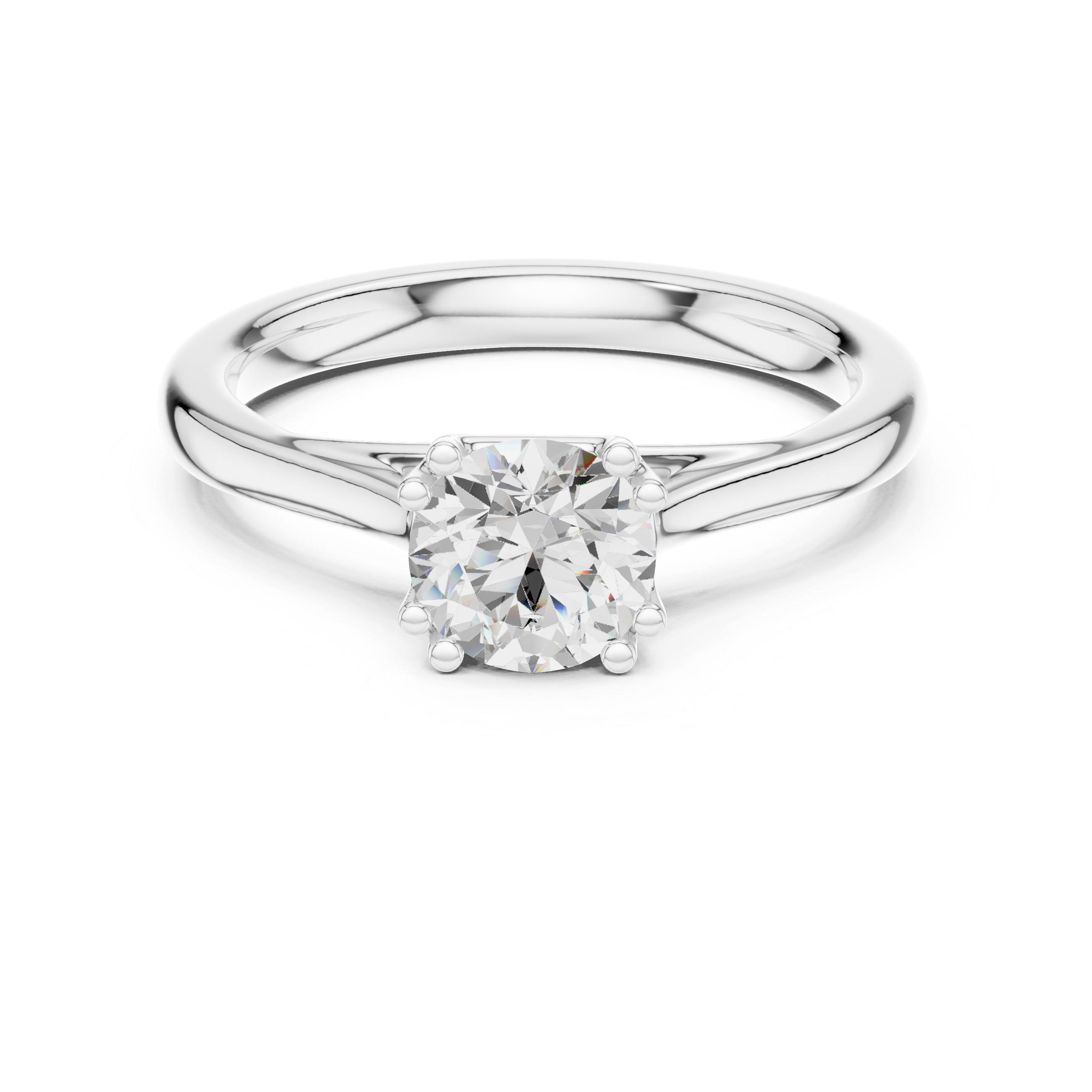 Prismatic Path Lab Grown Diamond Ring