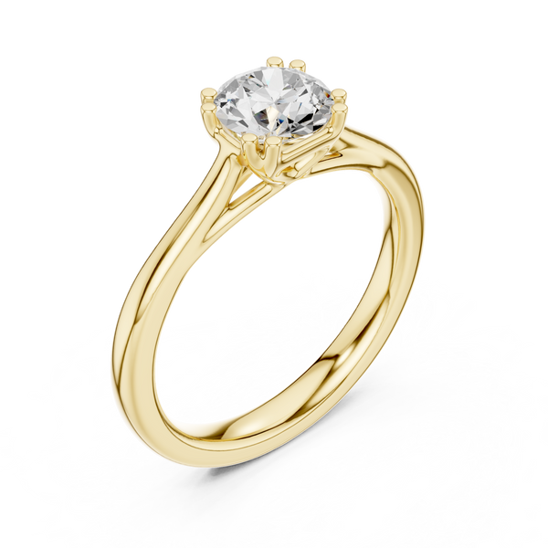 Prismatic Path Lab Grown Diamond Ring