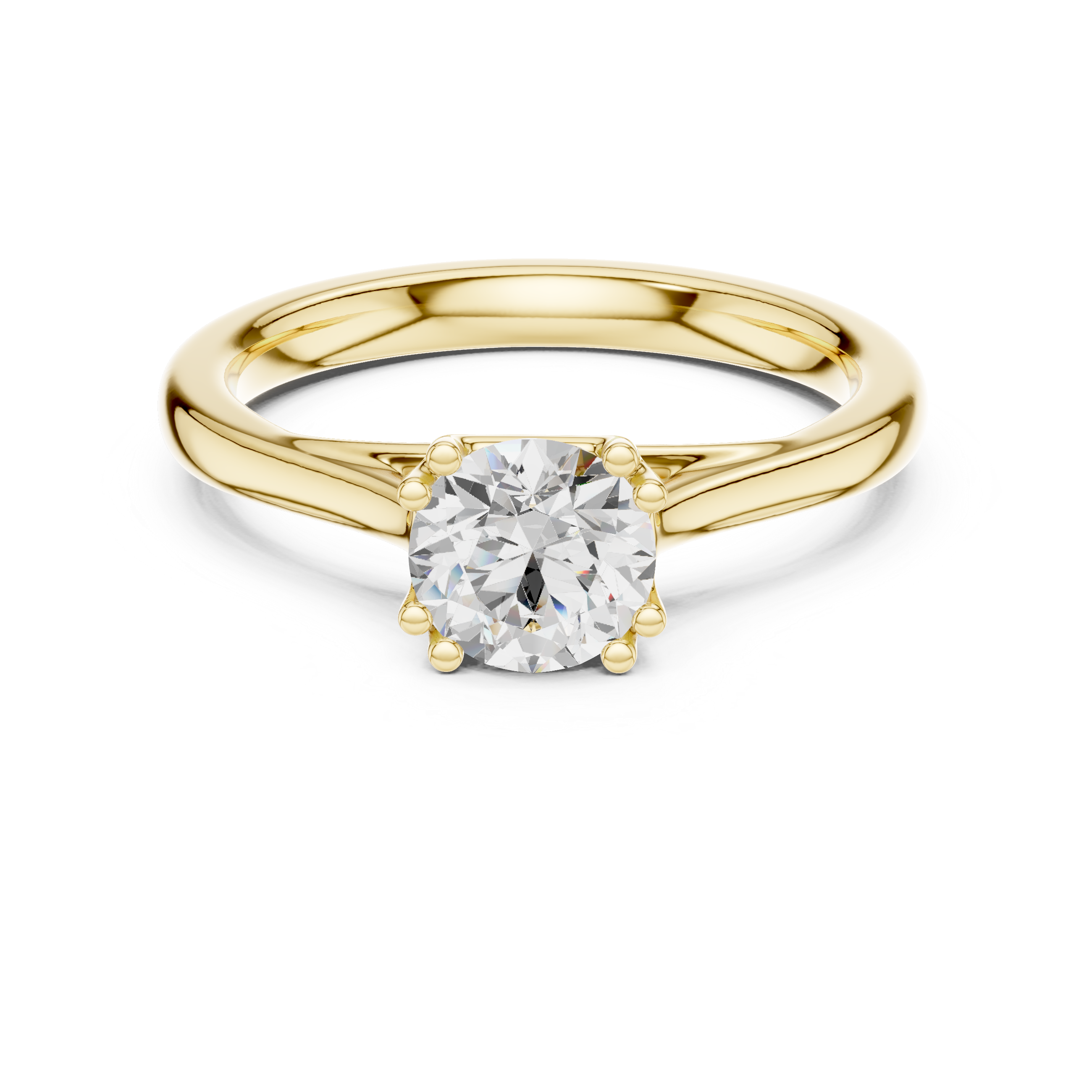 Prismatic Path Lab Grown Diamond Ring