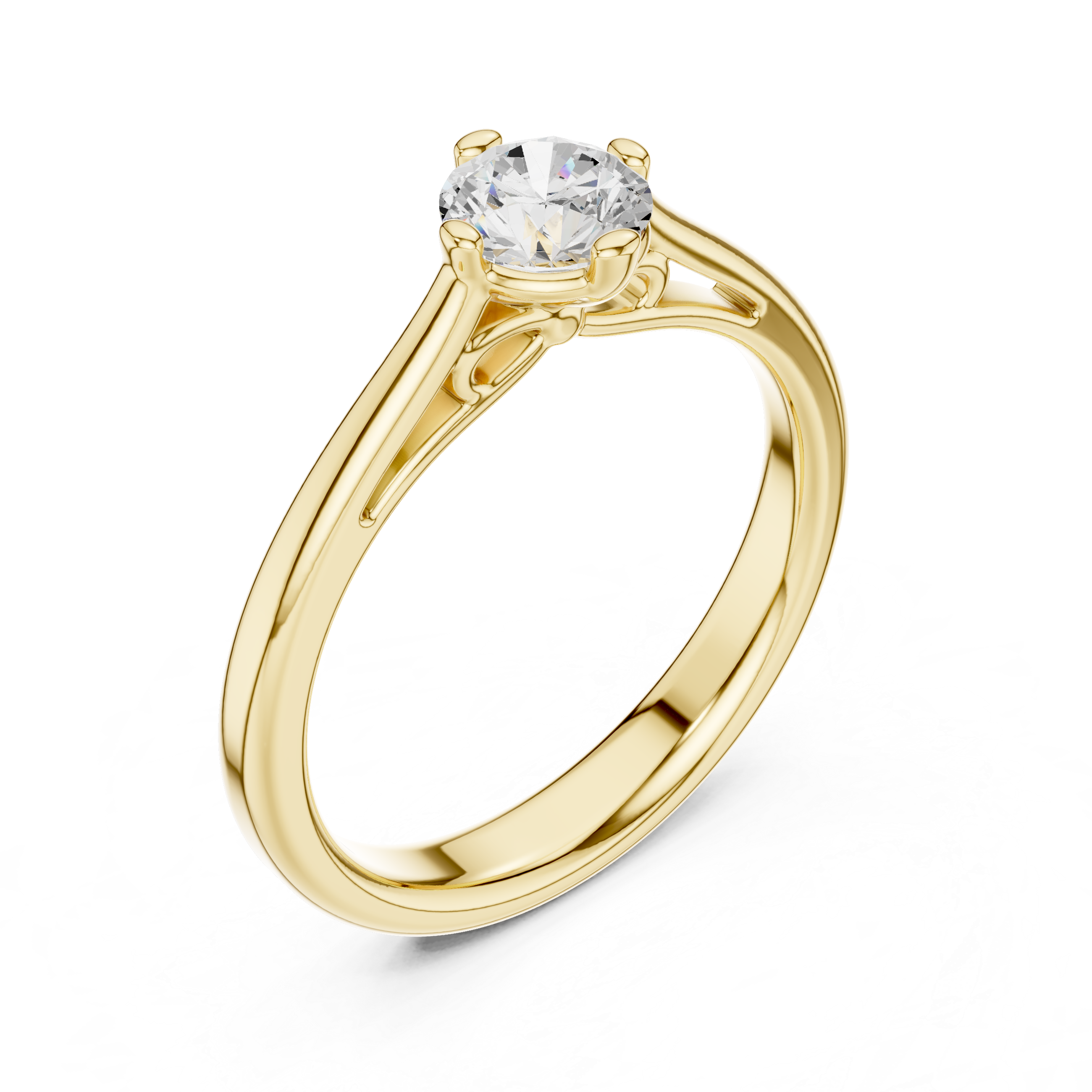 Tidal Timber Lab Grown Diamond Ring