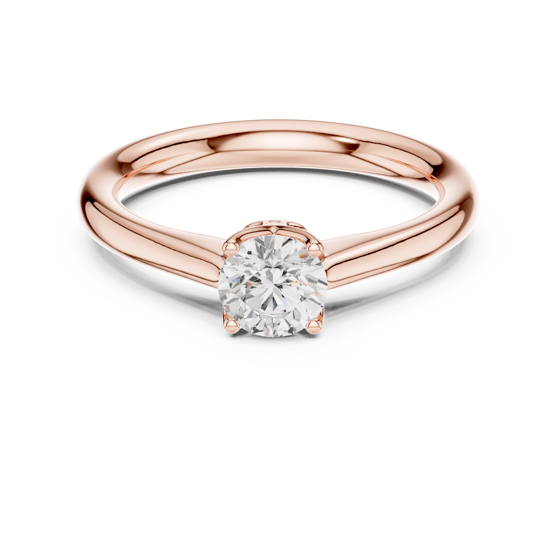 Stone Shadow Lab Grown Diamond Ring