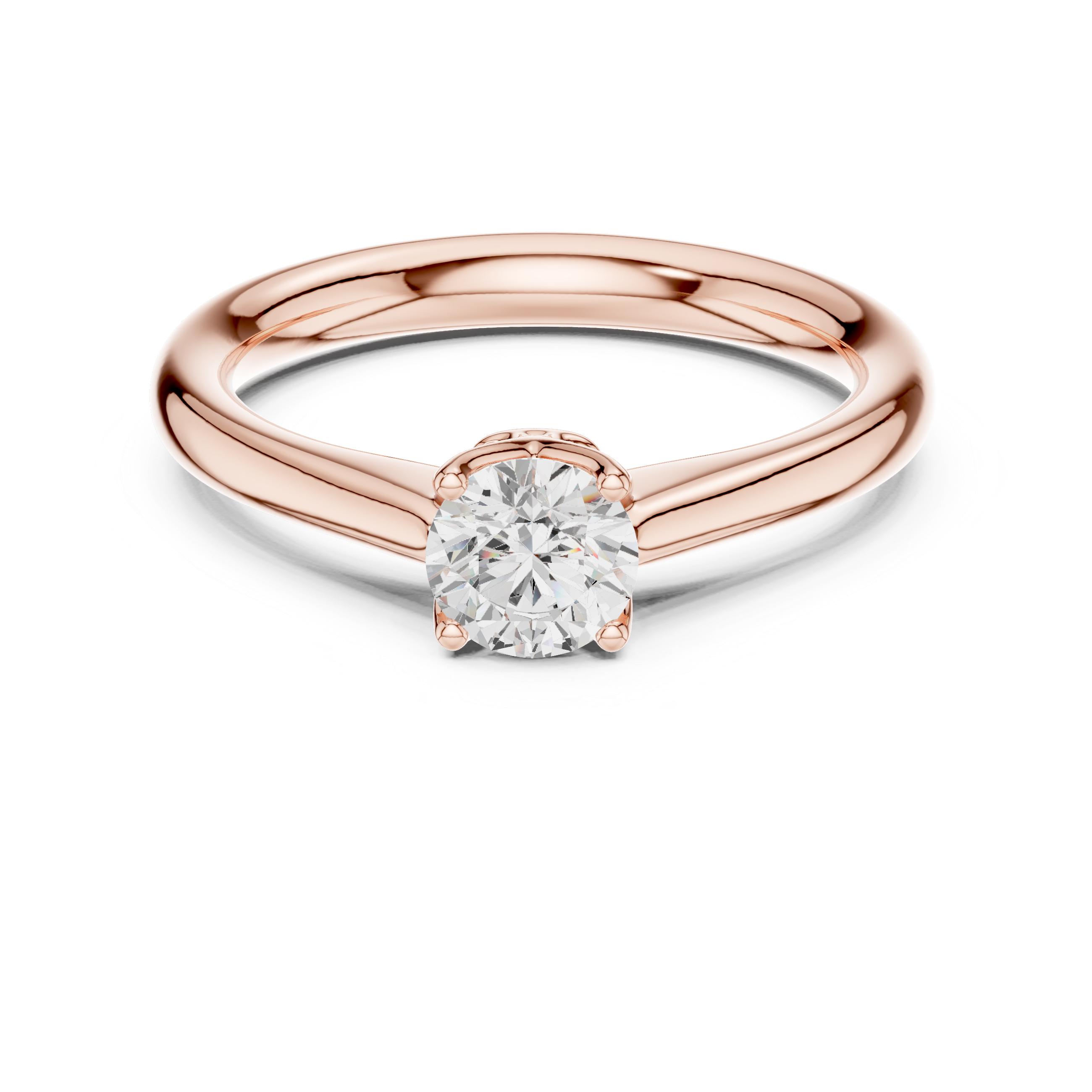 Stone Shadow Lab Grown Diamond Ring