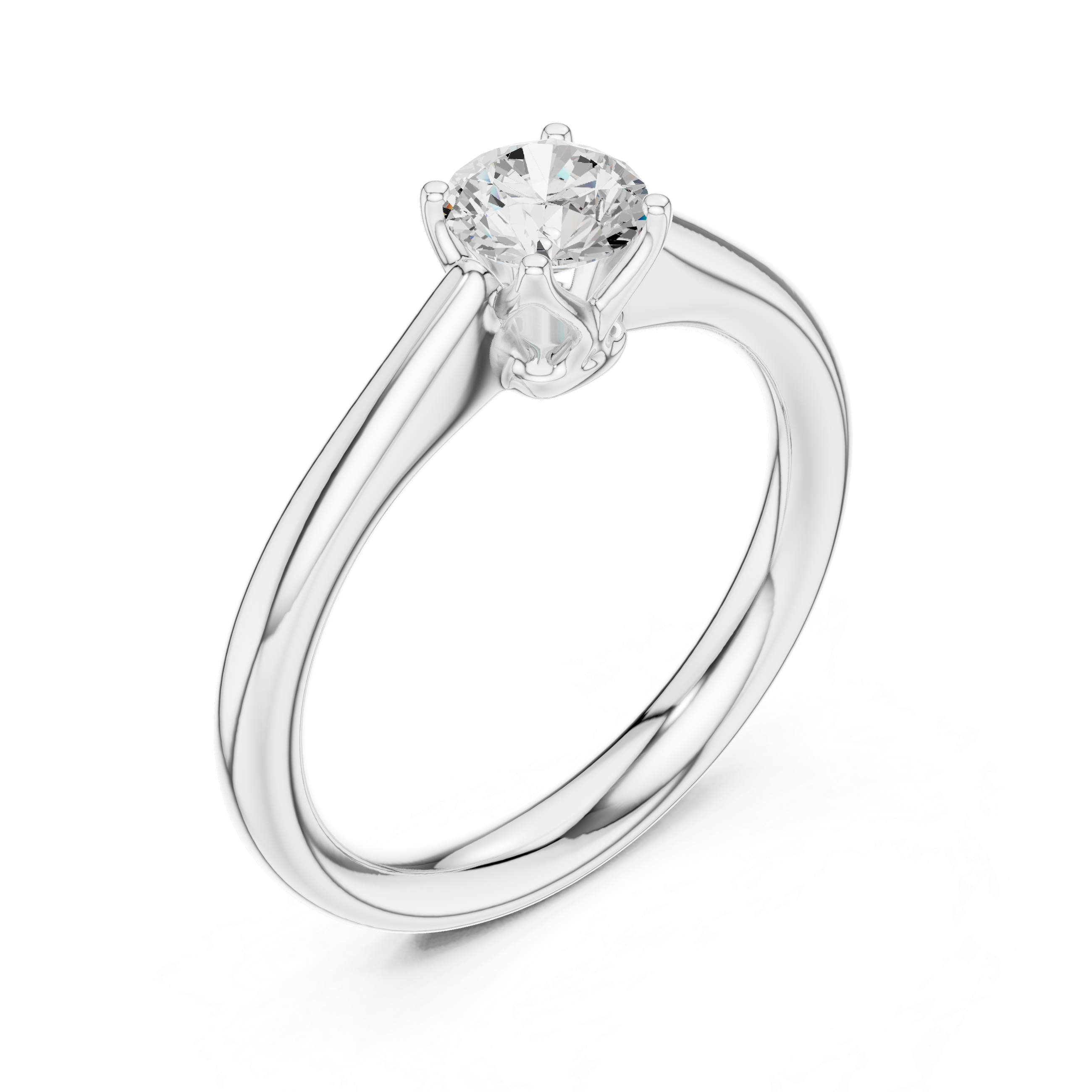 Stone Shadow Lab Grown Diamond Ring