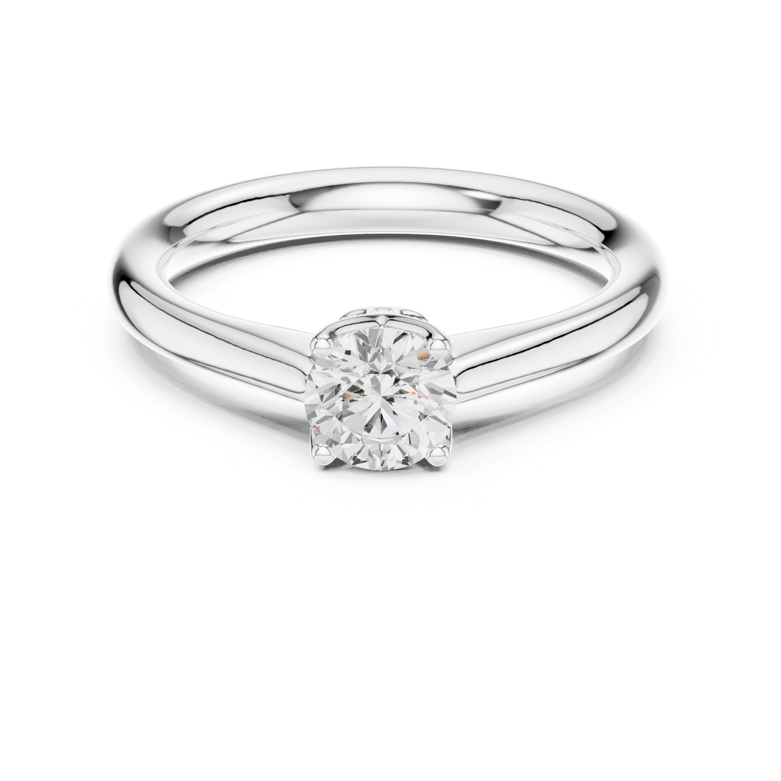 Stone Shadow Lab Grown Diamond Ring