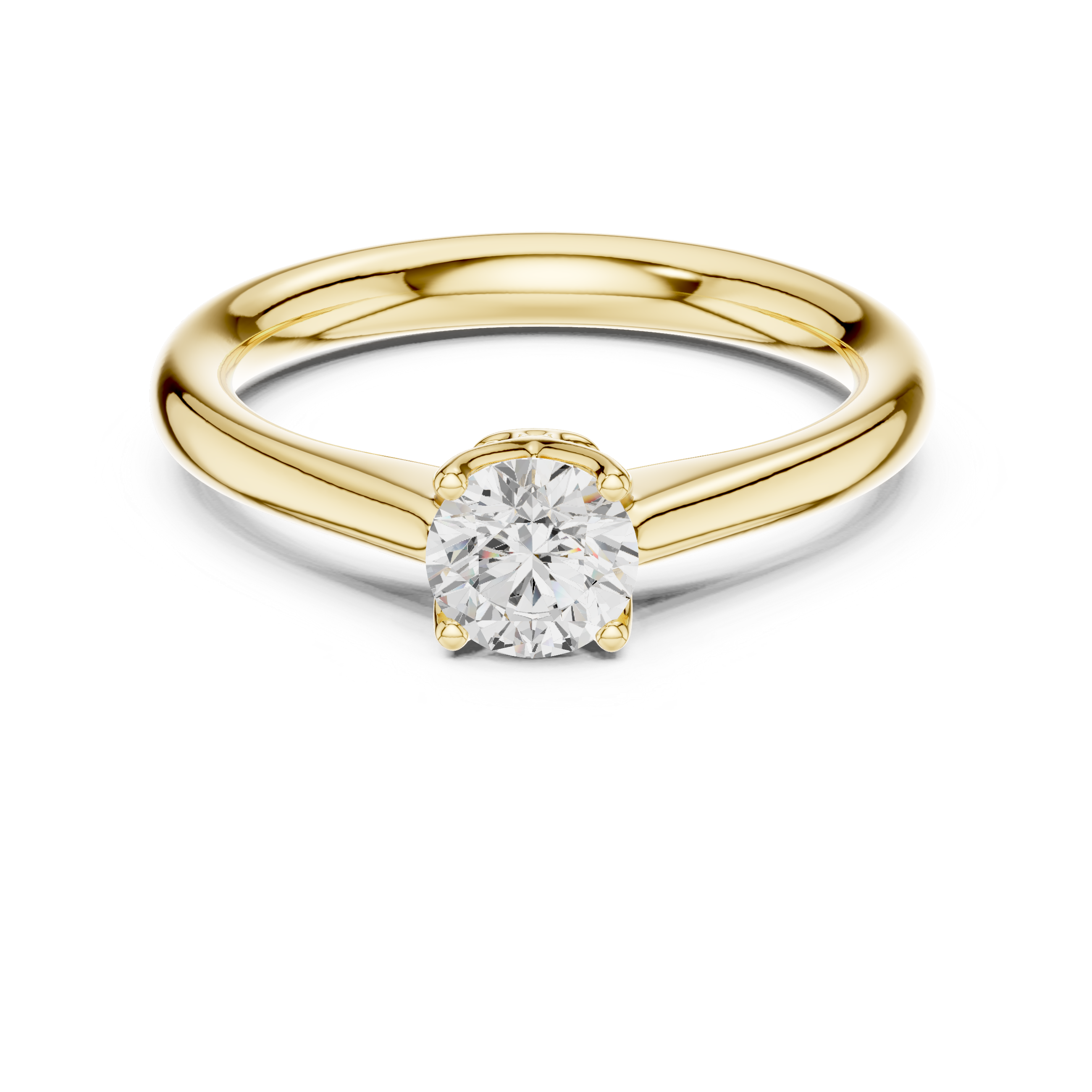 Stone Shadow Lab Grown Diamond Ring