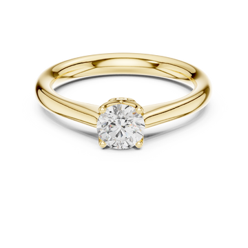 Stone Shadow Lab Grown Diamond Ring