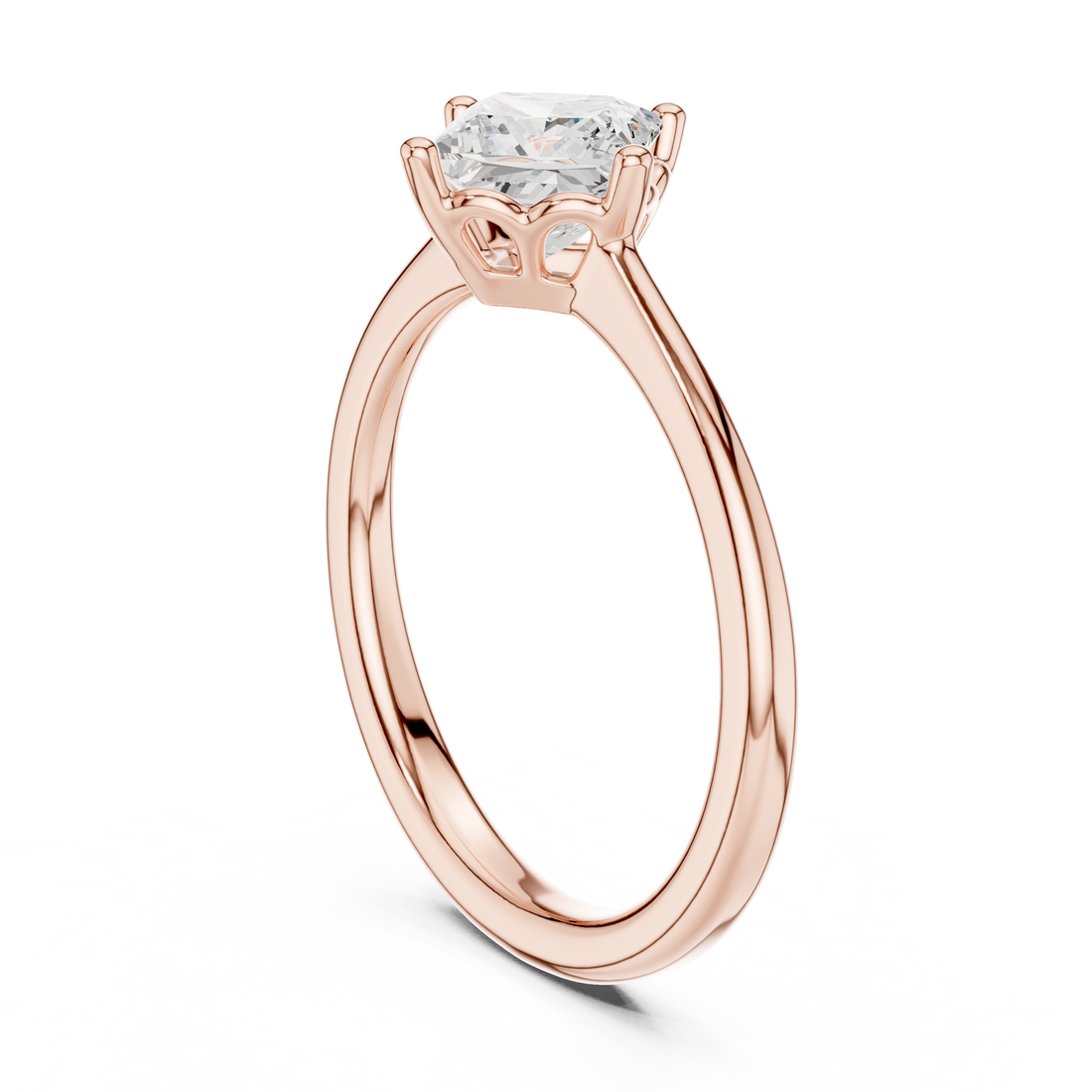 Silver Shadow Lab Grown Diamond Ring