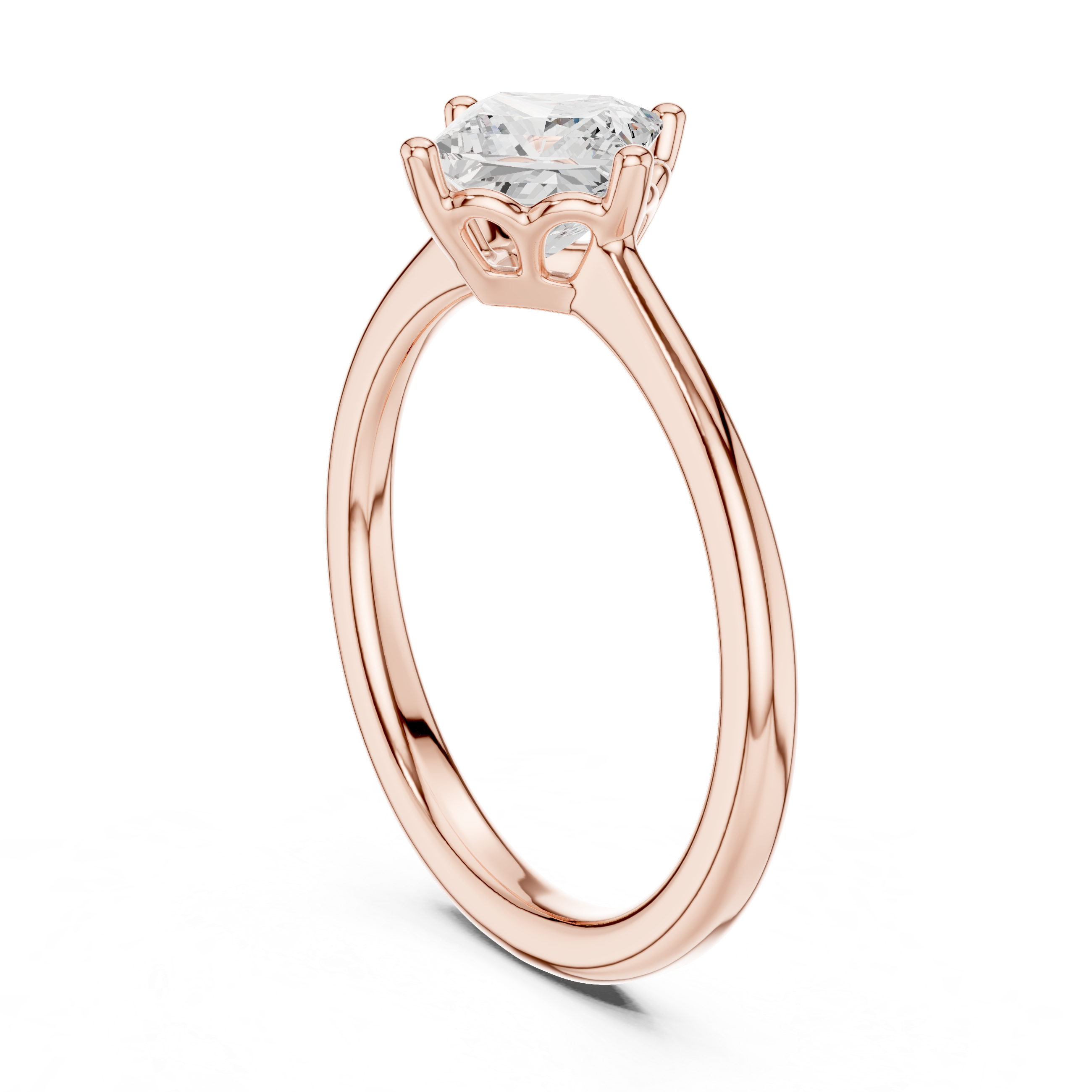 Silver Shadow Lab Grown Diamond Ring