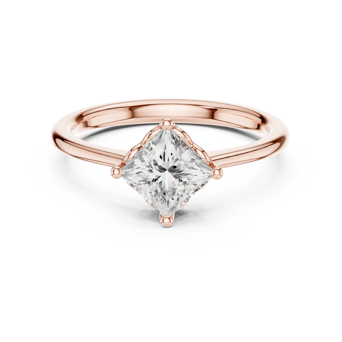 Silver Shadow Lab Grown Diamond Ring