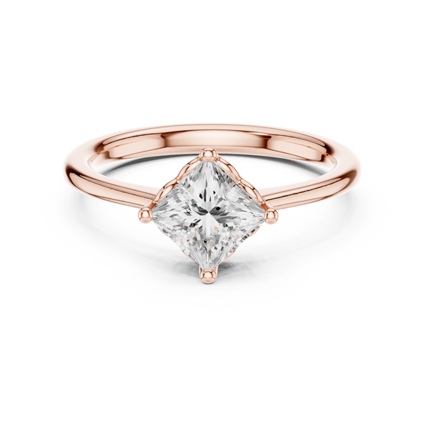 Silver Shadow Lab Grown Diamond Ring