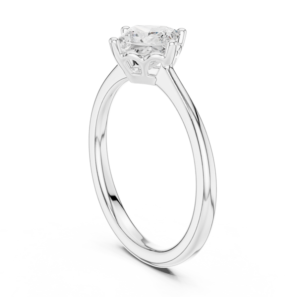 Silver Shadow Lab Grown Diamond Ring