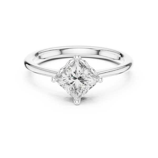 Silver Shadow Lab Grown Diamond Ring