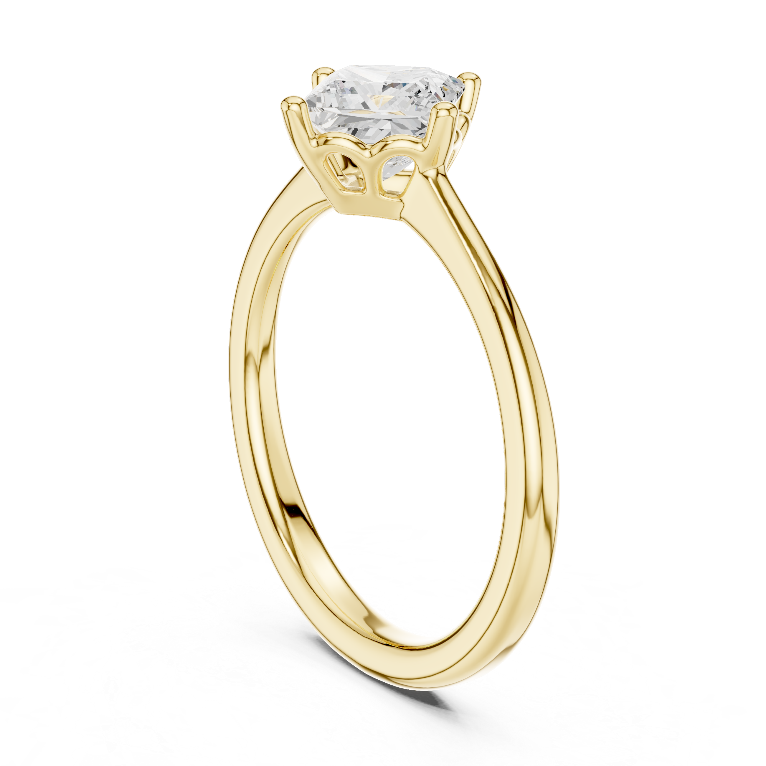 Silver Shadow Lab Grown Diamond Ring