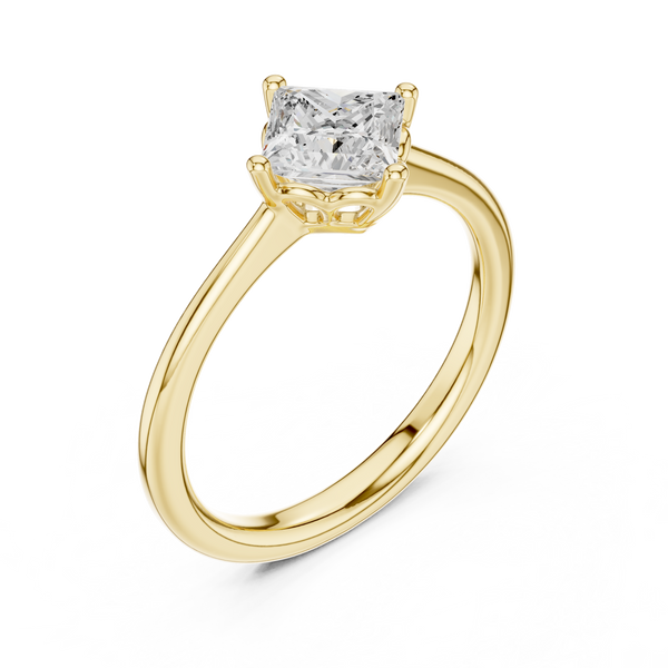 Silver Shadow Lab Grown Diamond Ring