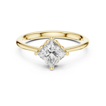 Silver Shadow Lab Grown Diamond Ring