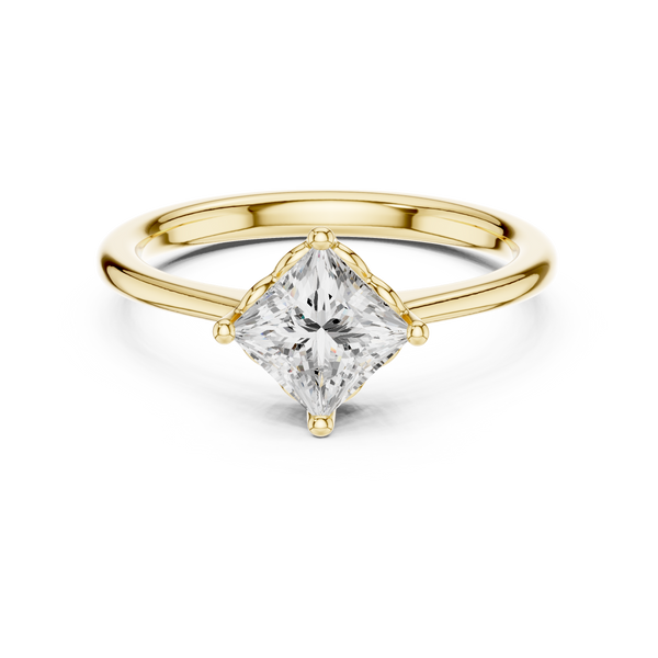 Silver Shadow Lab Grown Diamond Ring