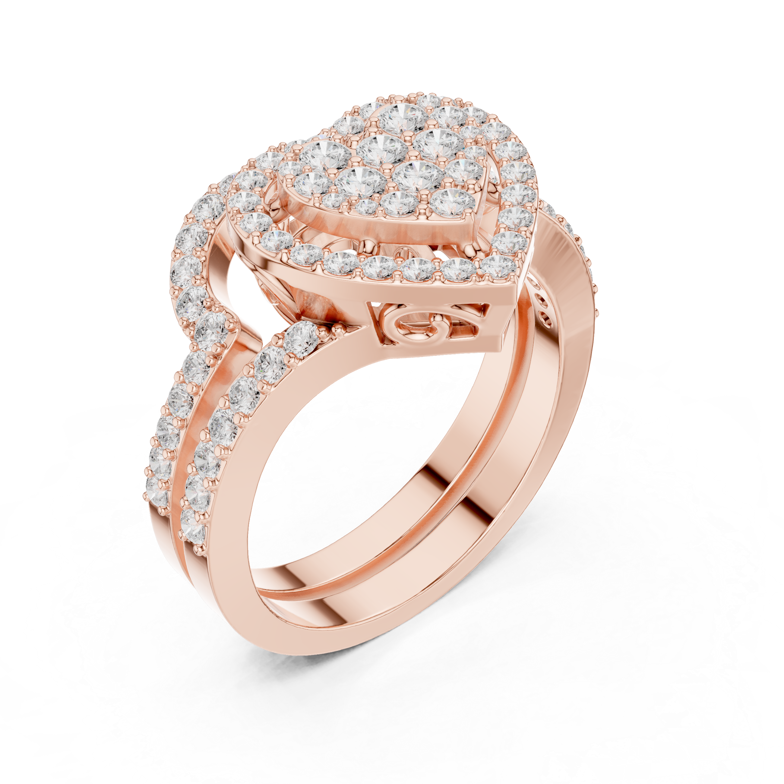 River Ripple Lab Grown Diamond Ring