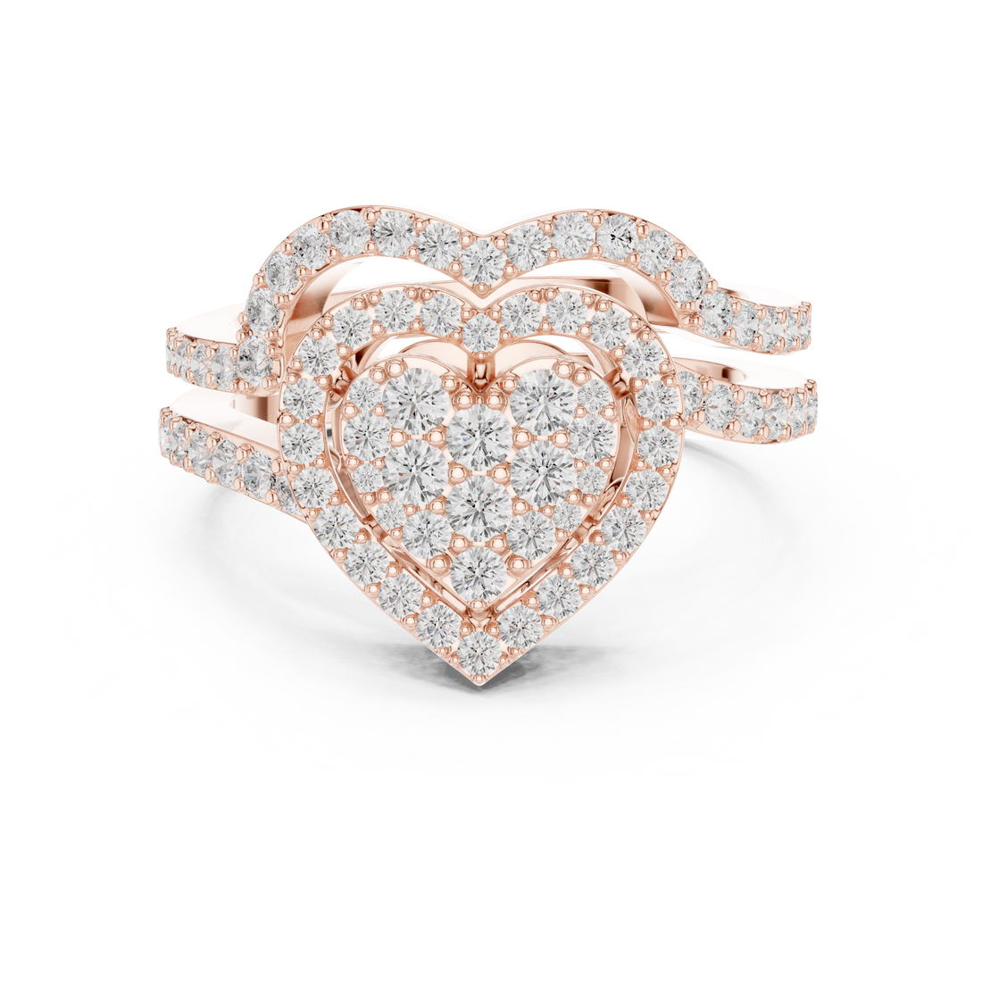 River Ripple Lab Grown Diamond Ring