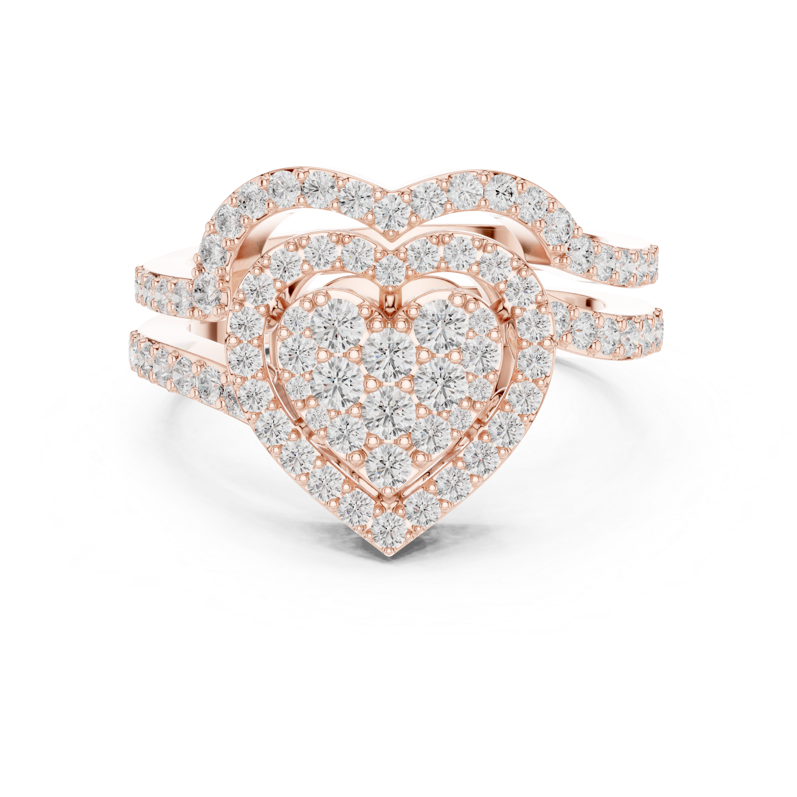 River Ripple Lab Grown Diamond Ring
