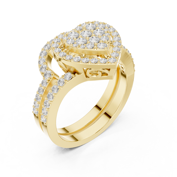 River Ripple Lab Grown Diamond Ring