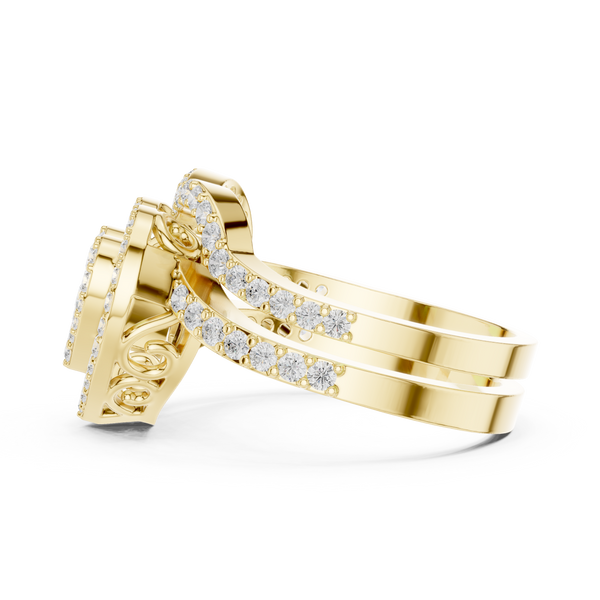 River Ripple Lab Grown Diamond Ring