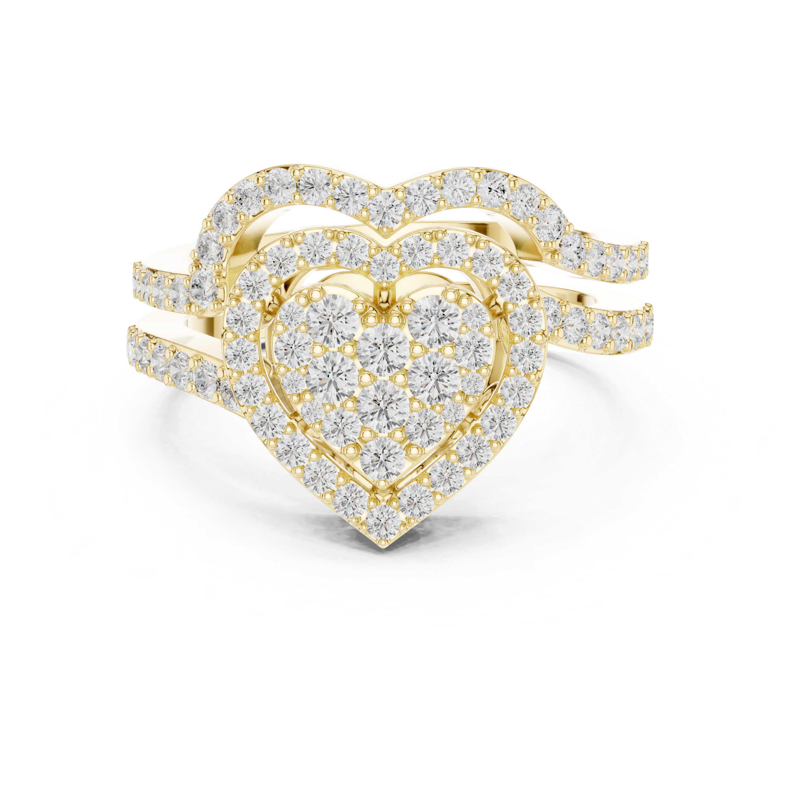 River Ripple Lab Grown Diamond Ring