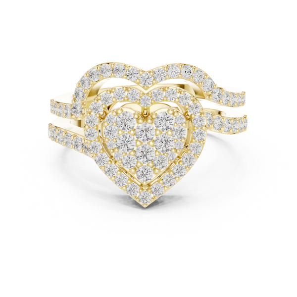 River Ripple Lab Grown Diamond Ring
