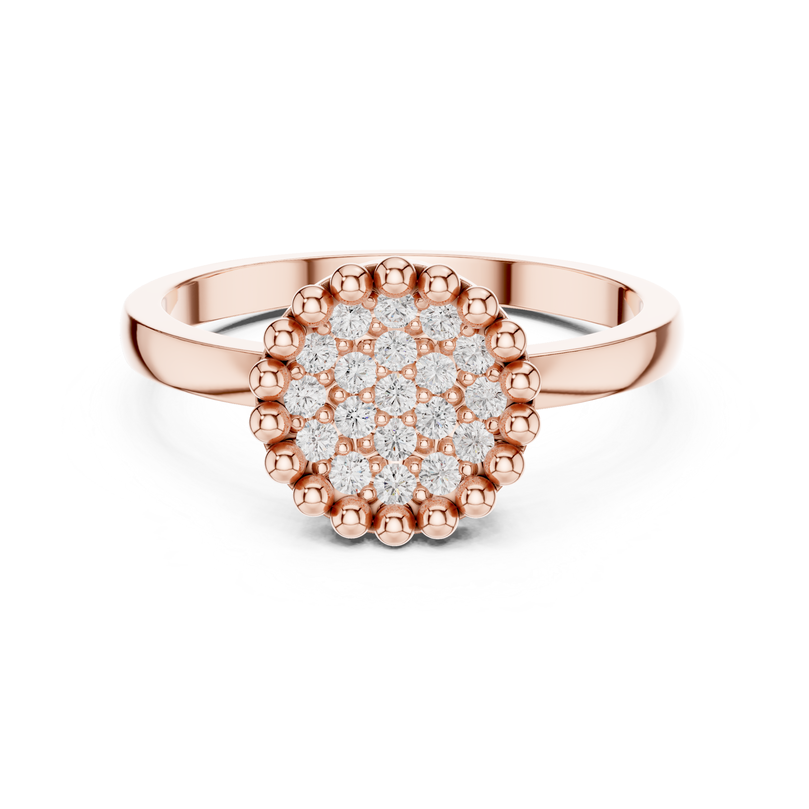 Radiant Ridge Lab Grown Diamond Ring