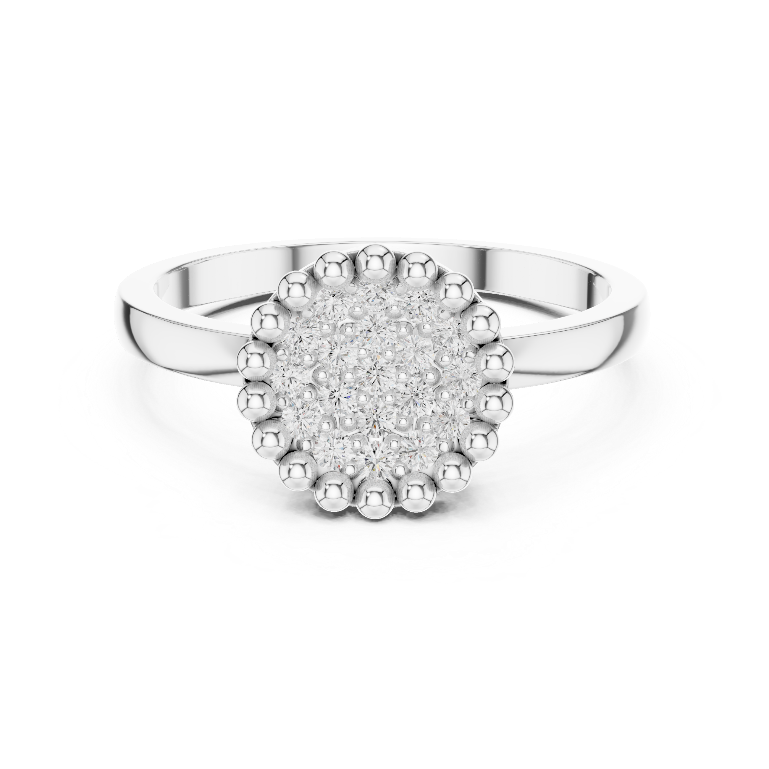 Radiant Ridge Lab Grown Diamond Ring