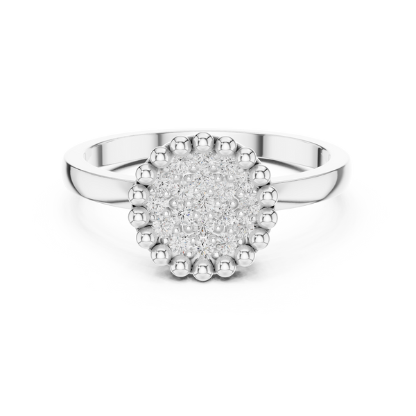 Radiant Ridge Lab Grown Diamond Ring