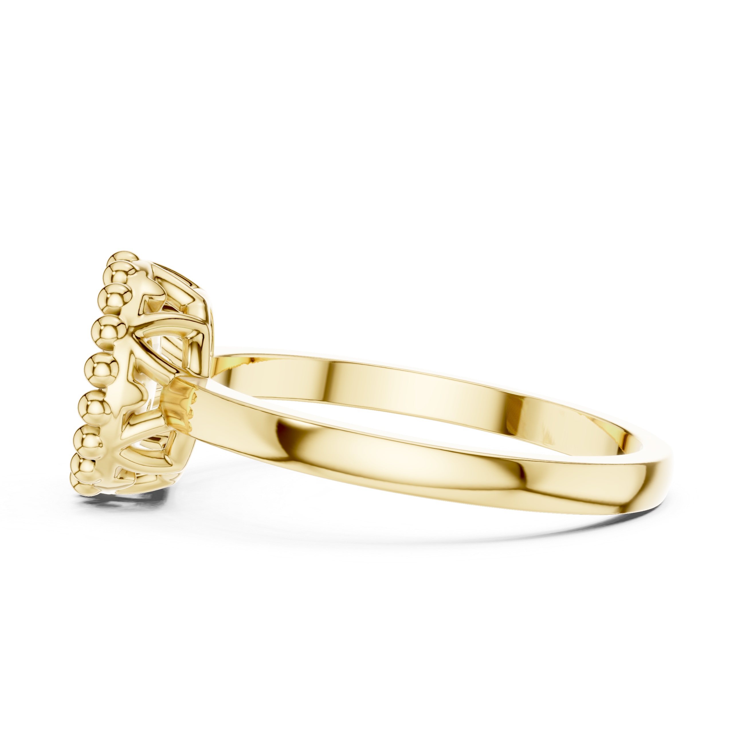 Radiant Ridge Lab Grown Diamond Ring