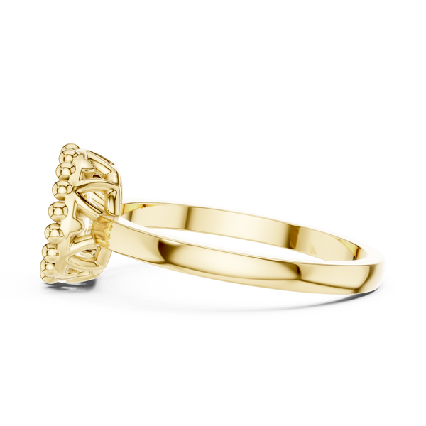 Radiant Ridge Lab Grown Diamond Ring