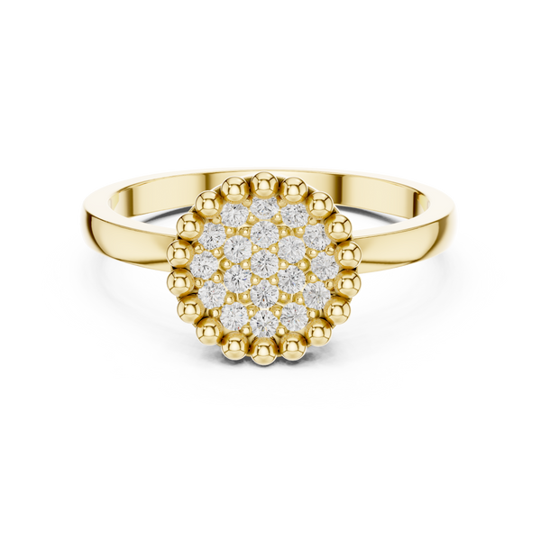 Radiant Ridge Lab Grown Diamond Ring