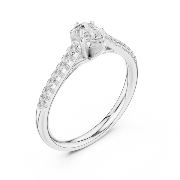 Quill Queen Lab Grown Diamond Ring