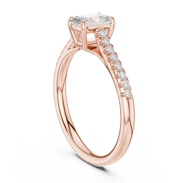 Quartz Queen Lab Grown Diamond Ring