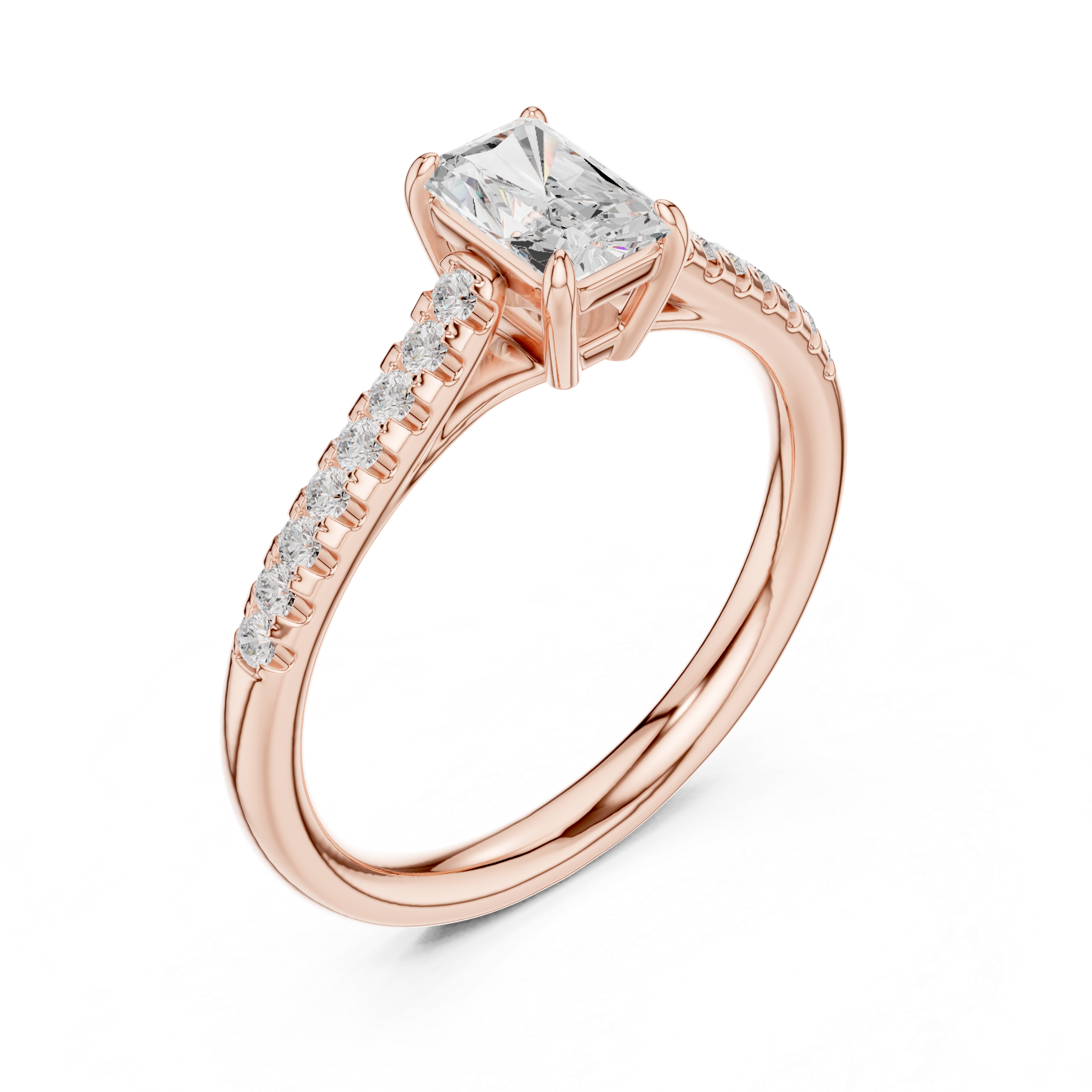 Quartz Queen Lab Grown Diamond Ring