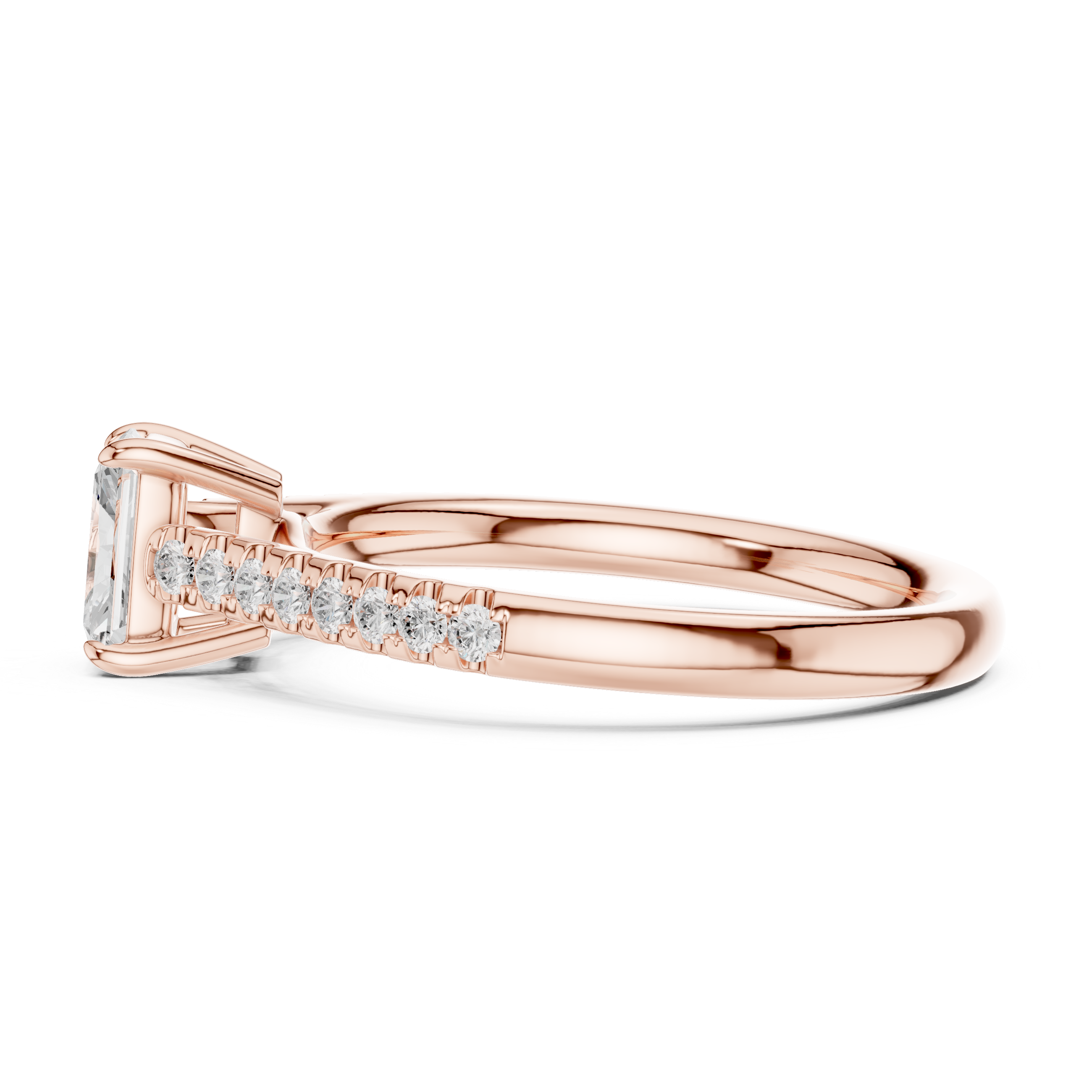 Quartz Queen Lab Grown Diamond Ring