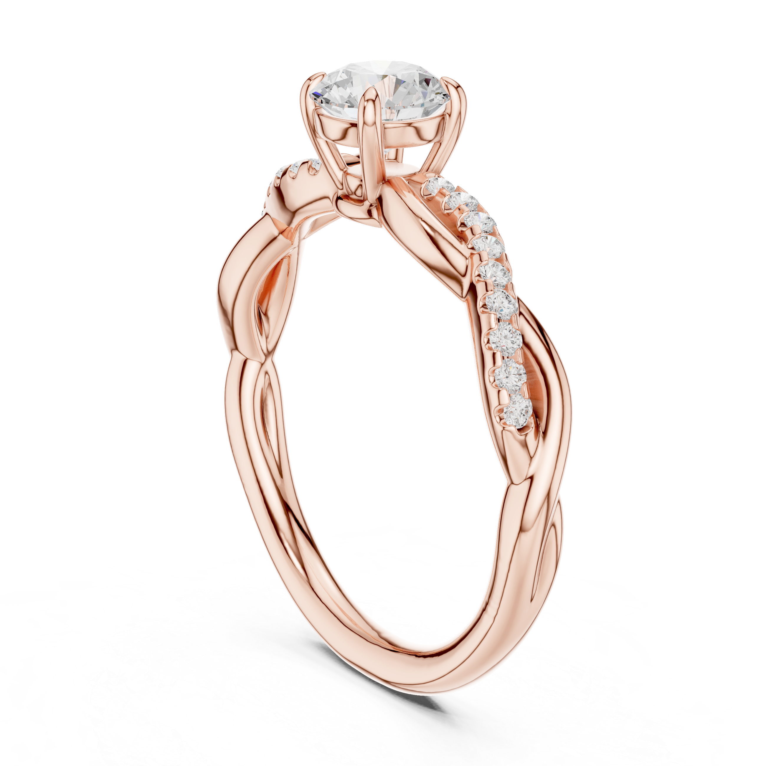 Poppy Petal Lab Grown Diamond Ring