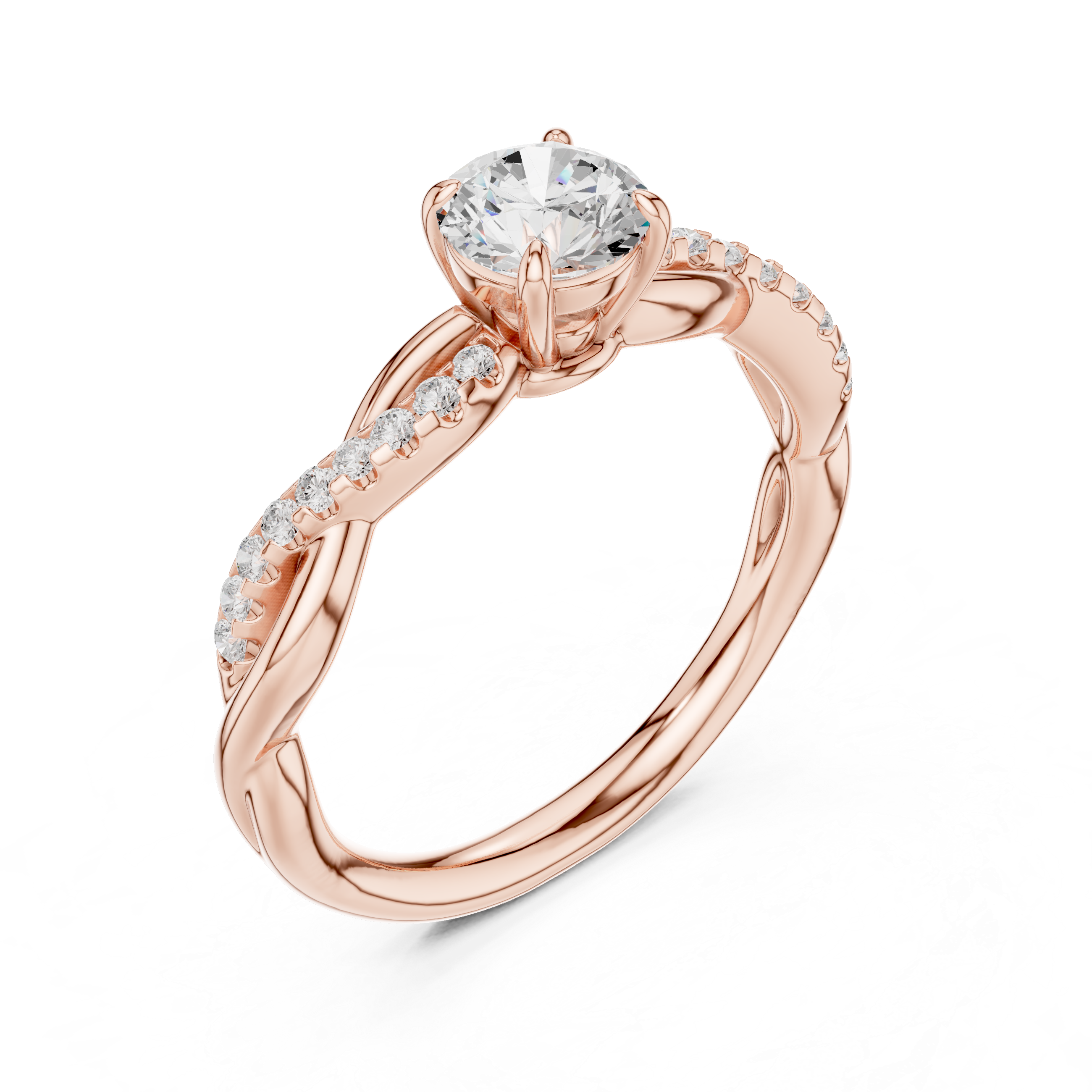 Poppy Petal Lab Grown Diamond Ring