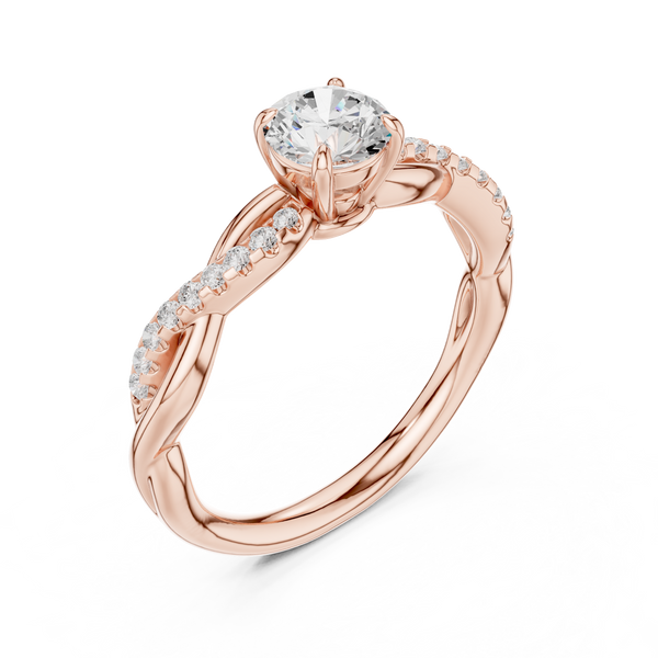 Poppy Petal Lab Grown Diamond Ring