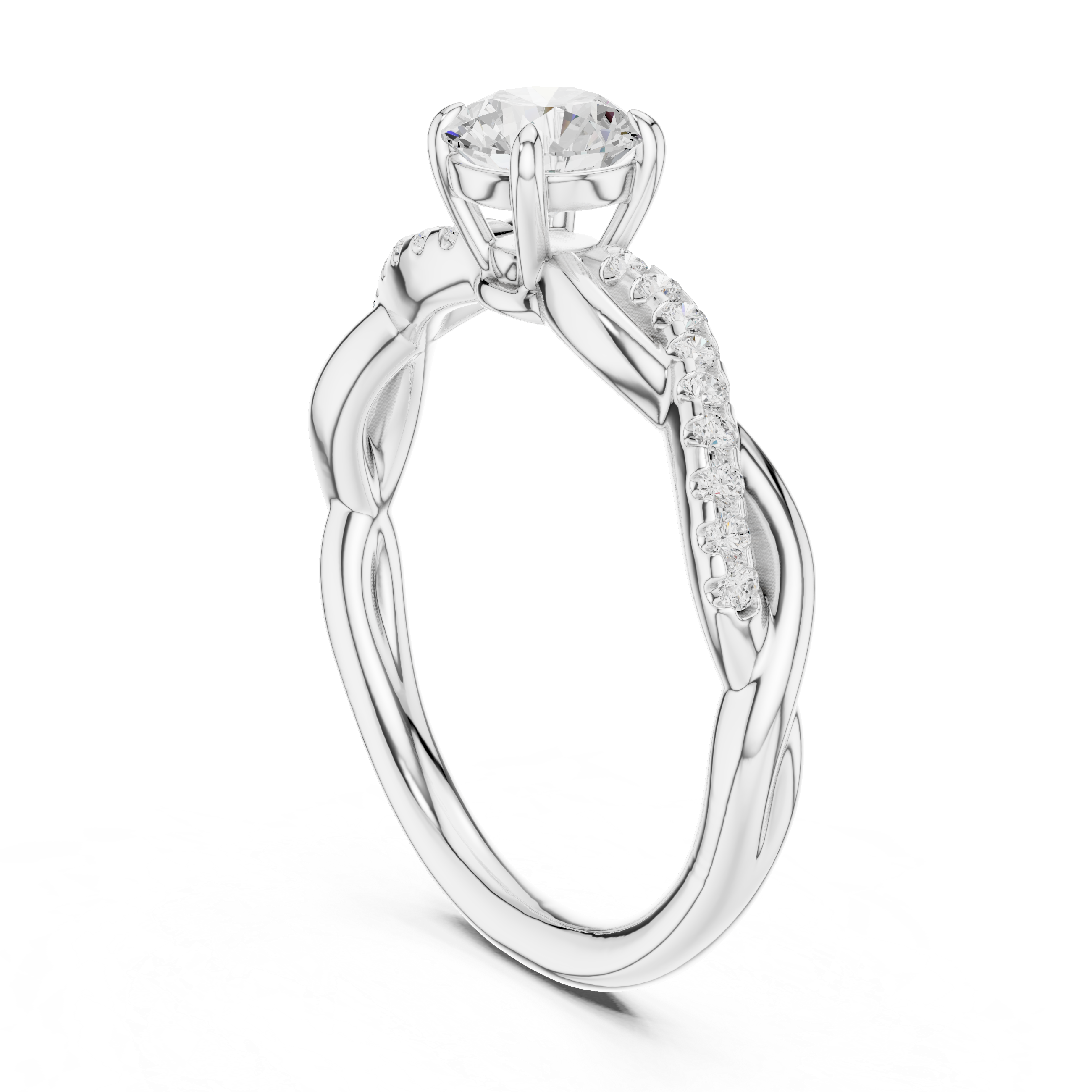 Poppy Petal Lab Grown Diamond Ring