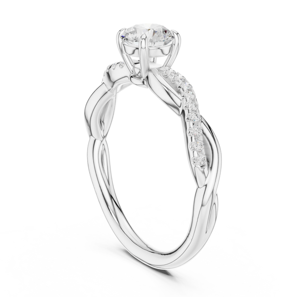 Poppy Petal Lab Grown Diamond Ring