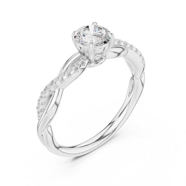 Poppy Petal Lab Grown Diamond Ring