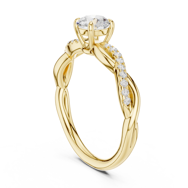 Poppy Petal Lab Grown Diamond Ring