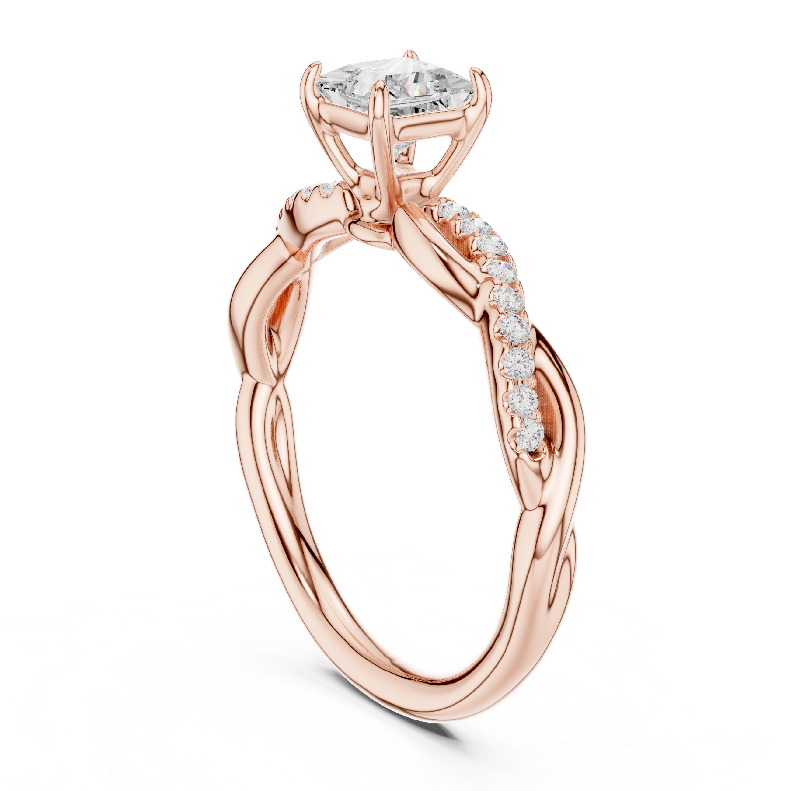 Polar Pulse Lab Grown Diamond Ring