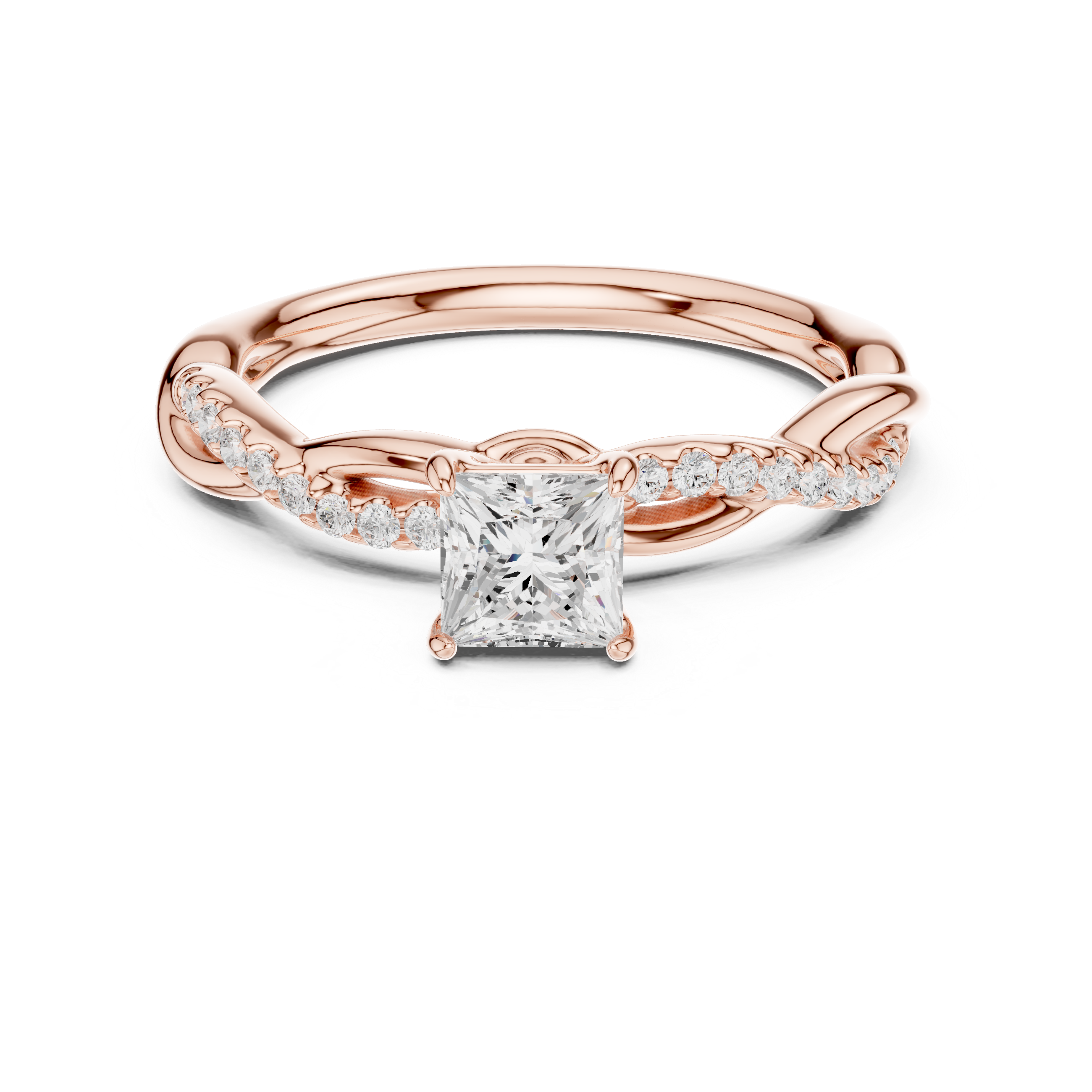 Polar Pulse Lab Grown Diamond Ring