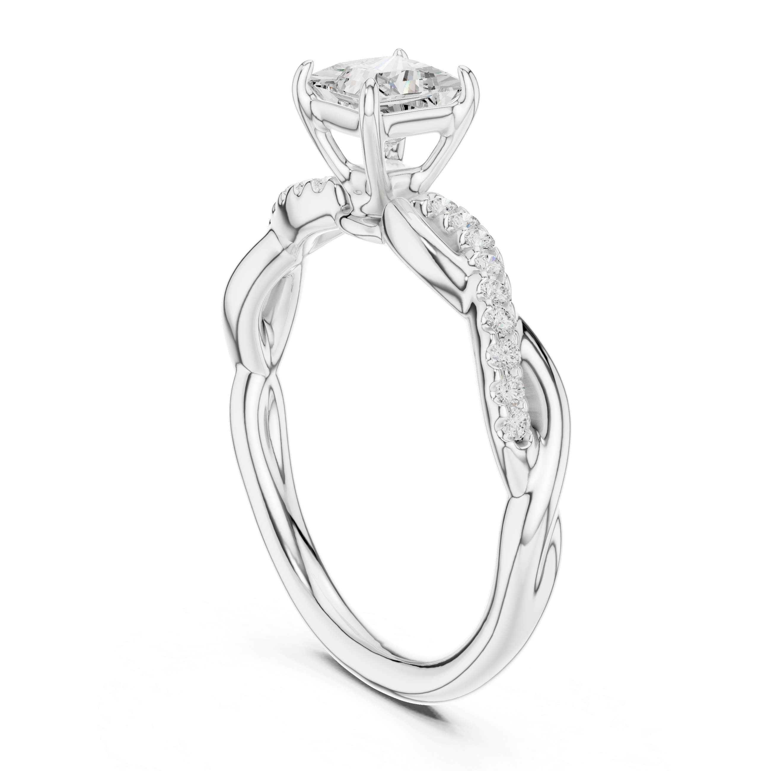 Polar Pulse Lab Grown Diamond Ring