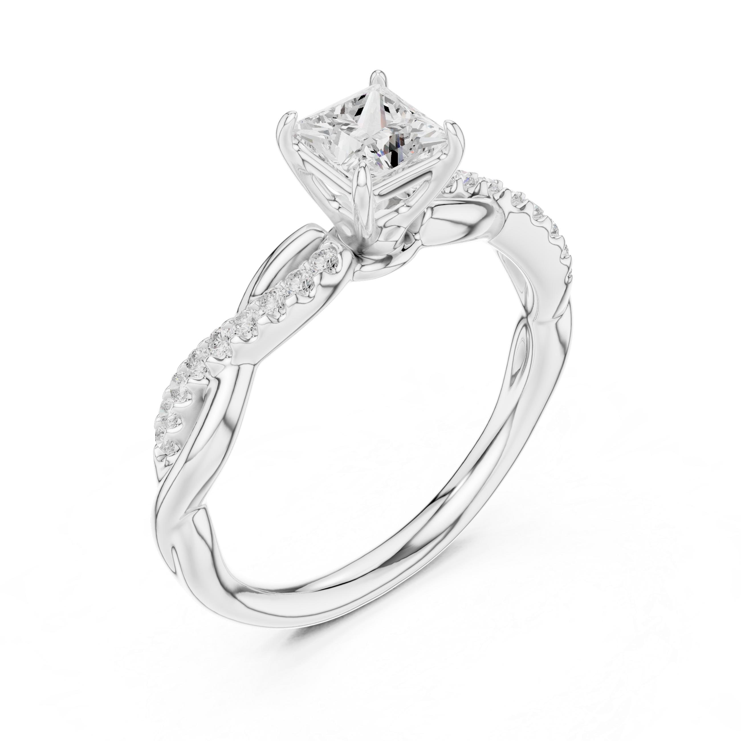 Polar Pulse Lab Grown Diamond Ring