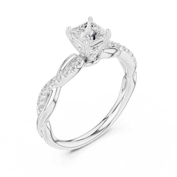 Polar Pulse Lab Grown Diamond Ring